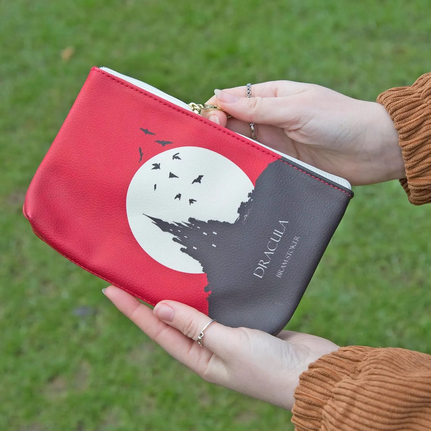 Well Read Book Theme Pouch Purse Clutch - Makeup & Toiletry Bag for Book Lovers
