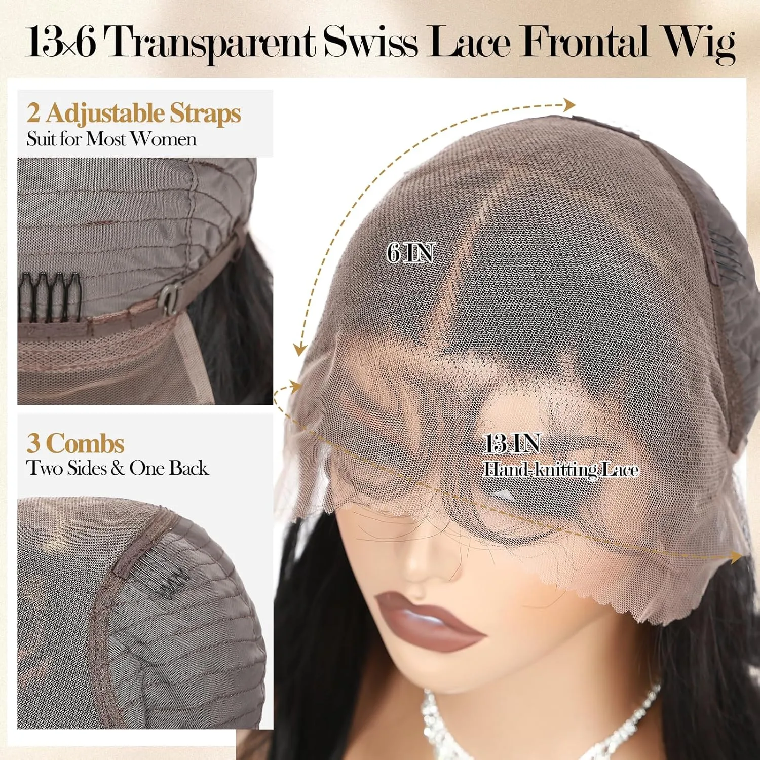 WIGER 13x6 Straight Bob Lace Frontal Wigs Braided Lace Front Wigs for Black Women Natural Black Straight Bob Wigs 14 Inch Synthetic Full Lace Frontal Glueless Bob Wig
