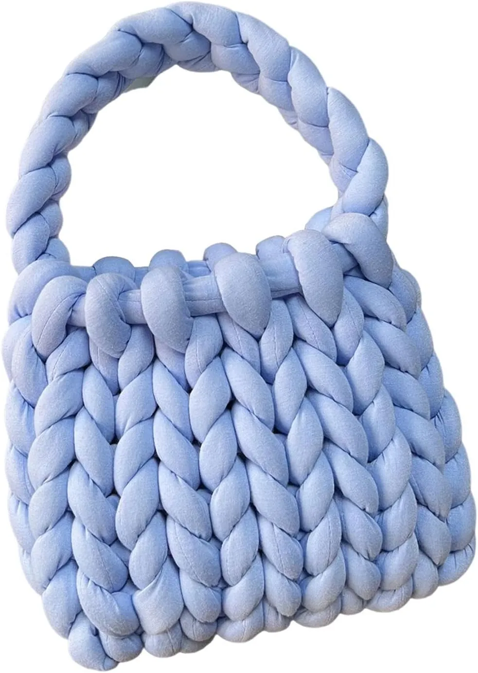Women Crochet Bag Handbag Woven Chunky Lightweight Elegant Tote Bag Tote Bag Clutch Bag Shoulder Bag for Party Wedding