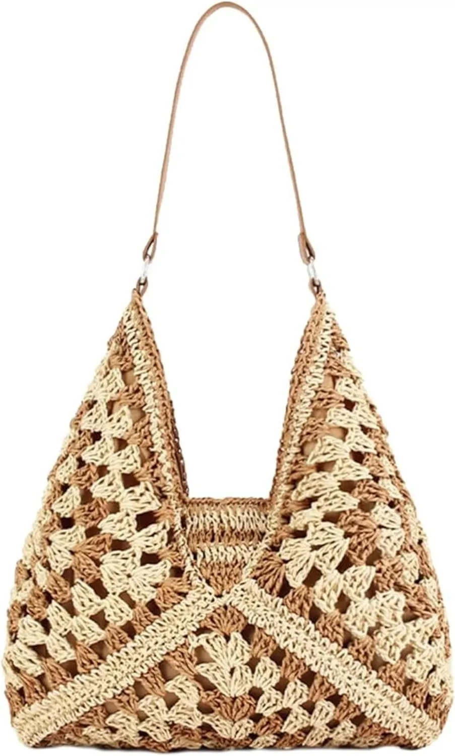 Women Hobo Bag Ladies Boho Tote Bag Fashion Beach Sling Bag Woven Purse Women Shoulder Bag for Vacation, Work, Everyday