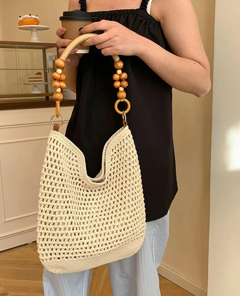 Women's Summer Straw Tote Bag Crossbody Woven Handbag Hobo Shoulder Bag Natural Chic Purse 2025