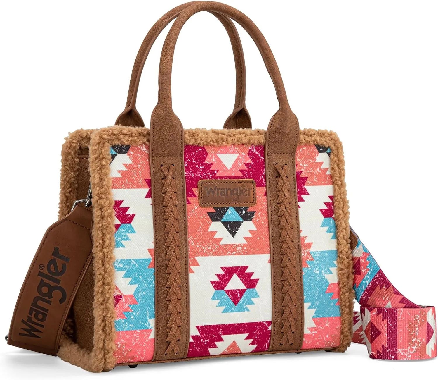 Wrangler Boho Tote Bag Aztec Top Handle Handbags and Purses