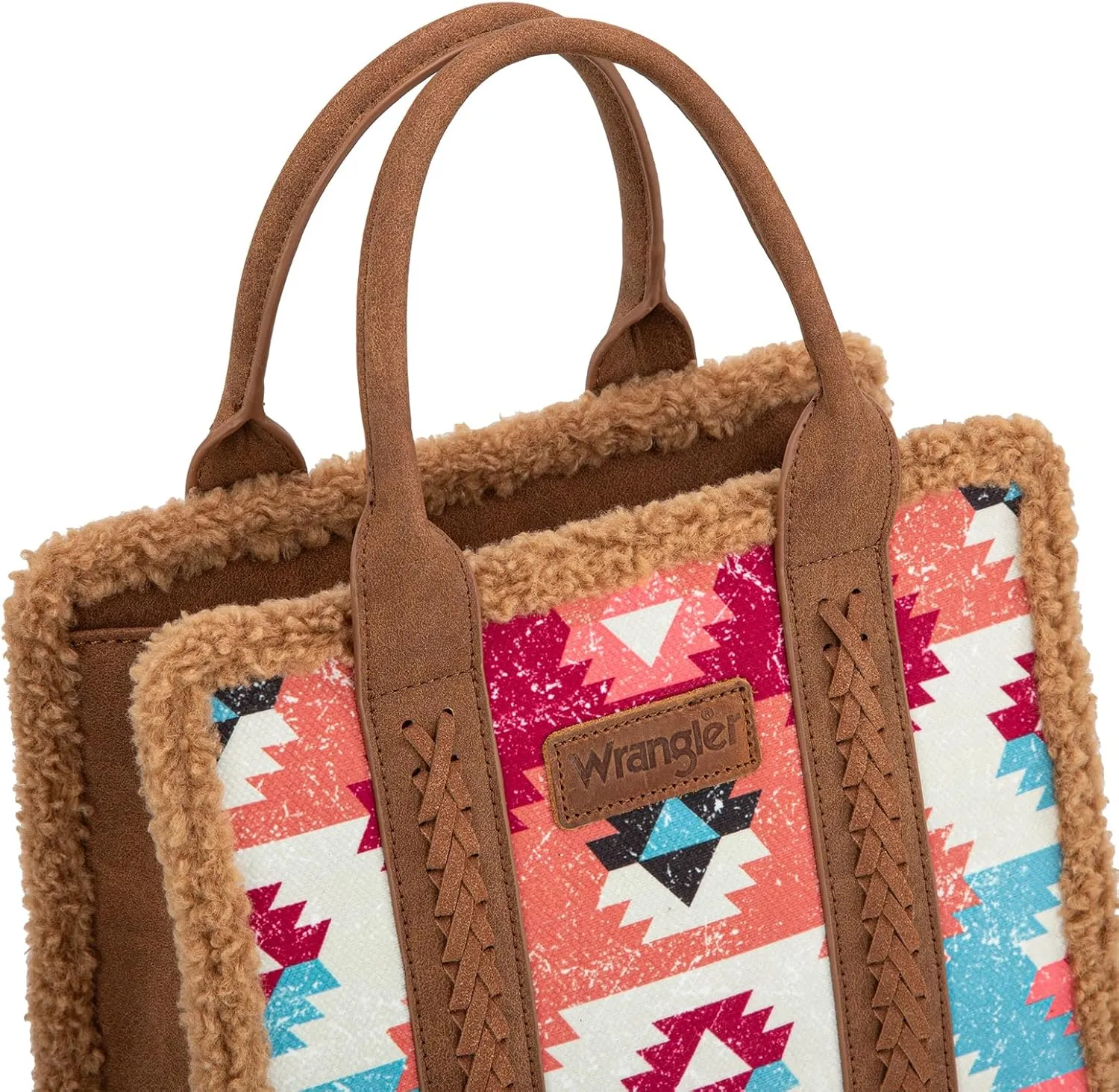 Wrangler Boho Tote Bag Aztec Top Handle Handbags and Purses
