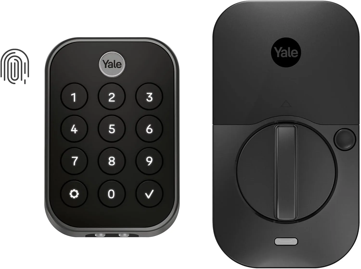 Yale Assure Lock 2 Touch Deadbolt, Oil Rubbed Bronze Key-Free Smart Entry Door Lock with Bluetooth Connected Keypad and Fingerprint Scanner for Code Entry (No Wi-Fi), YRD430-F-BLE-0BP