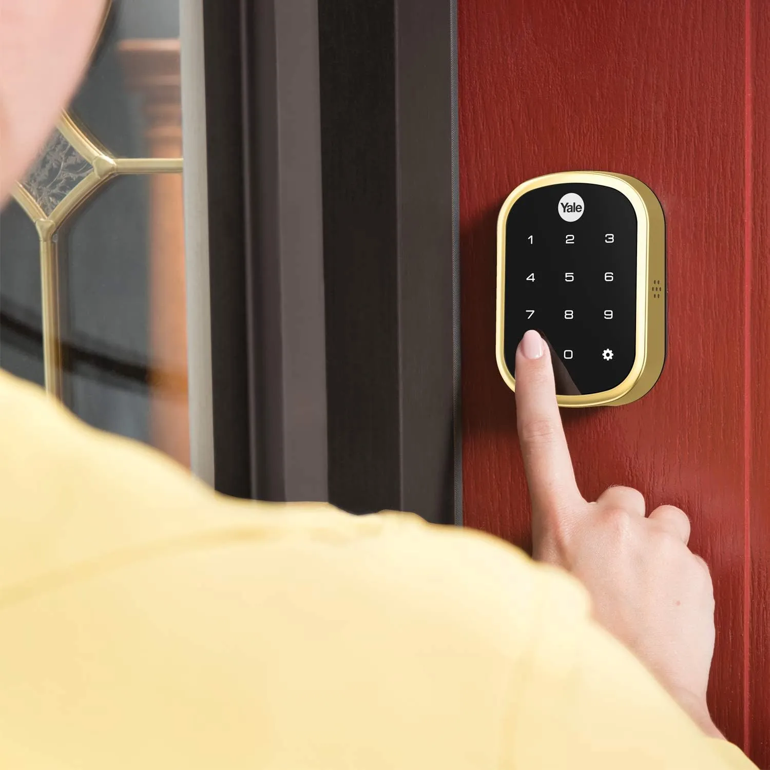 Yale Assure Lock SL, Wi-Fi Smart Lock with Kincaid BK Lever - Works with The Yale Access App, Amazon Alexa, Google Assistant, HomeKit, Phillips Hue and Samsung SmartThings, Oil Rubbed Bronze