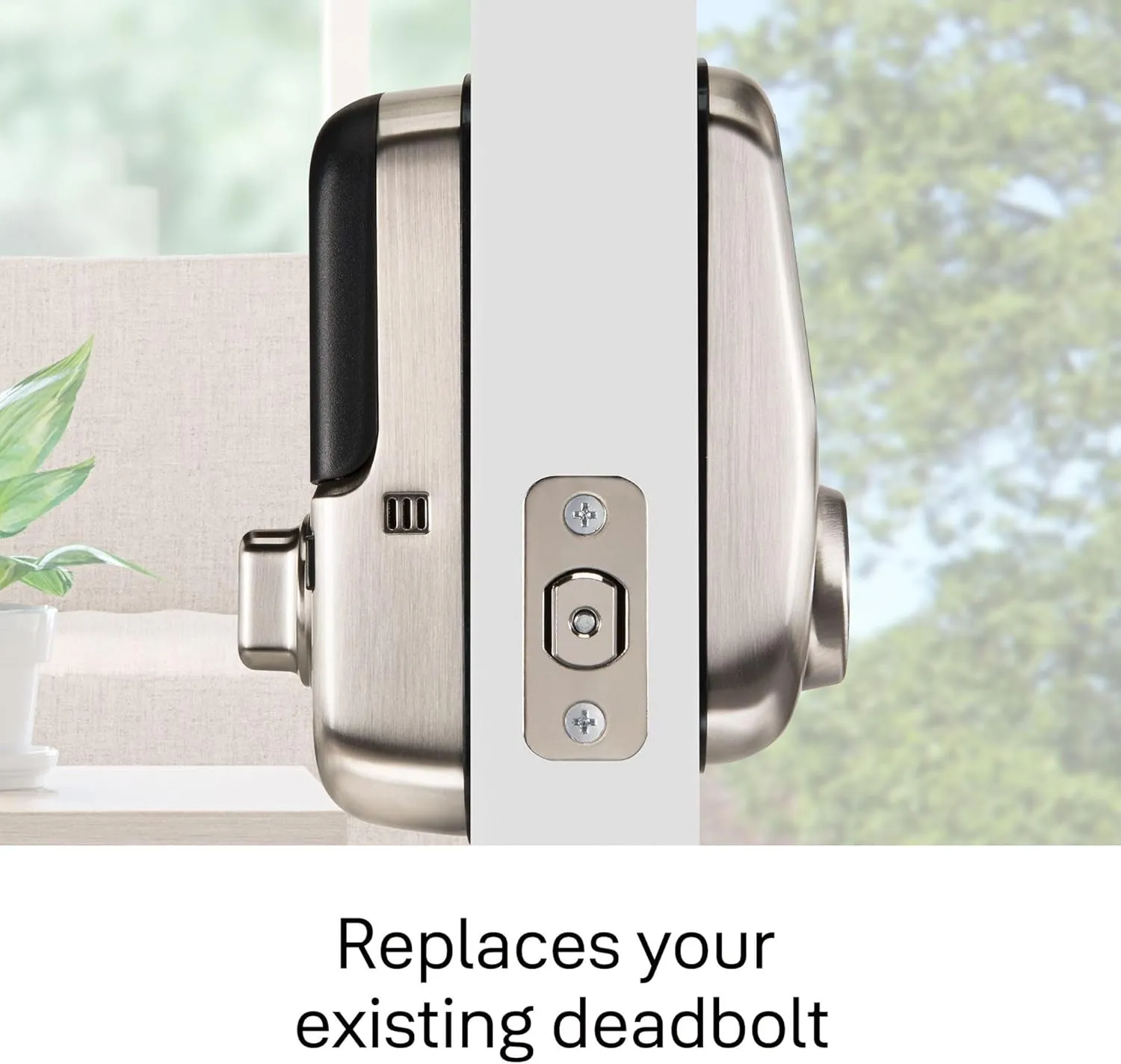 Yale Satin Nickel Assure Lock with Wi-Fi Connected Touchscreen, Smart Entry Door Lock with Digital Electronic Keypad and Back Up Key, ‎YRD226-CBA-619