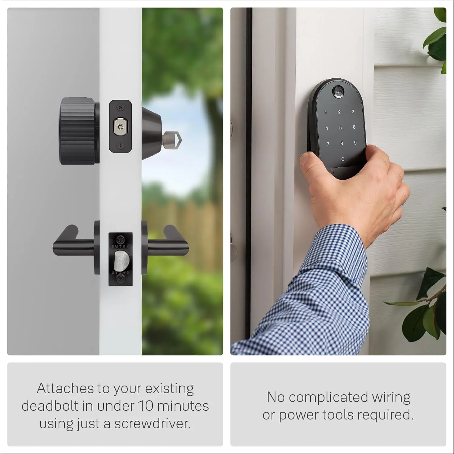 Yale|August Wi-Fi Smart Lock with Keypad, Black