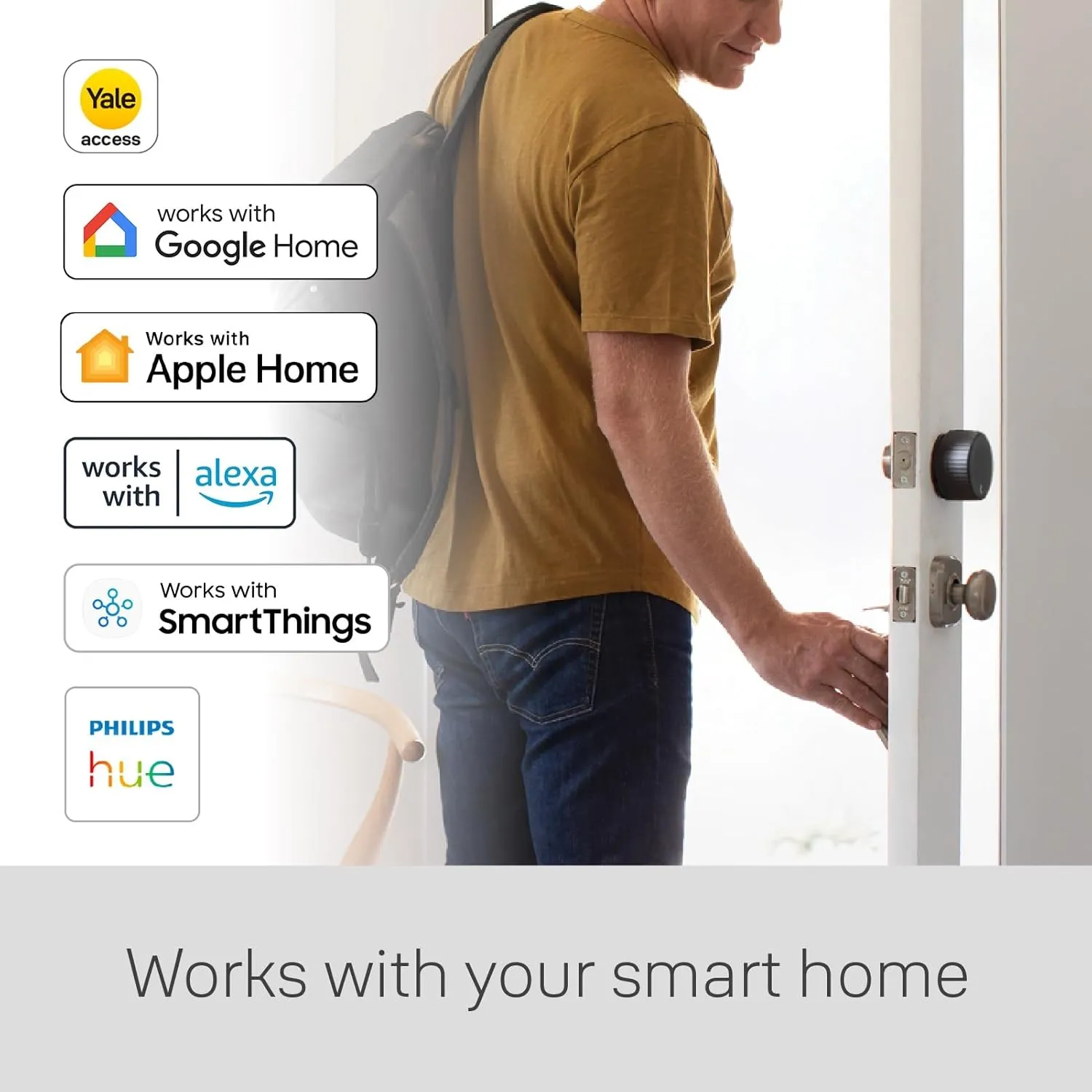 Yale|August Wi-Fi Smart Lock with Keypad, Black