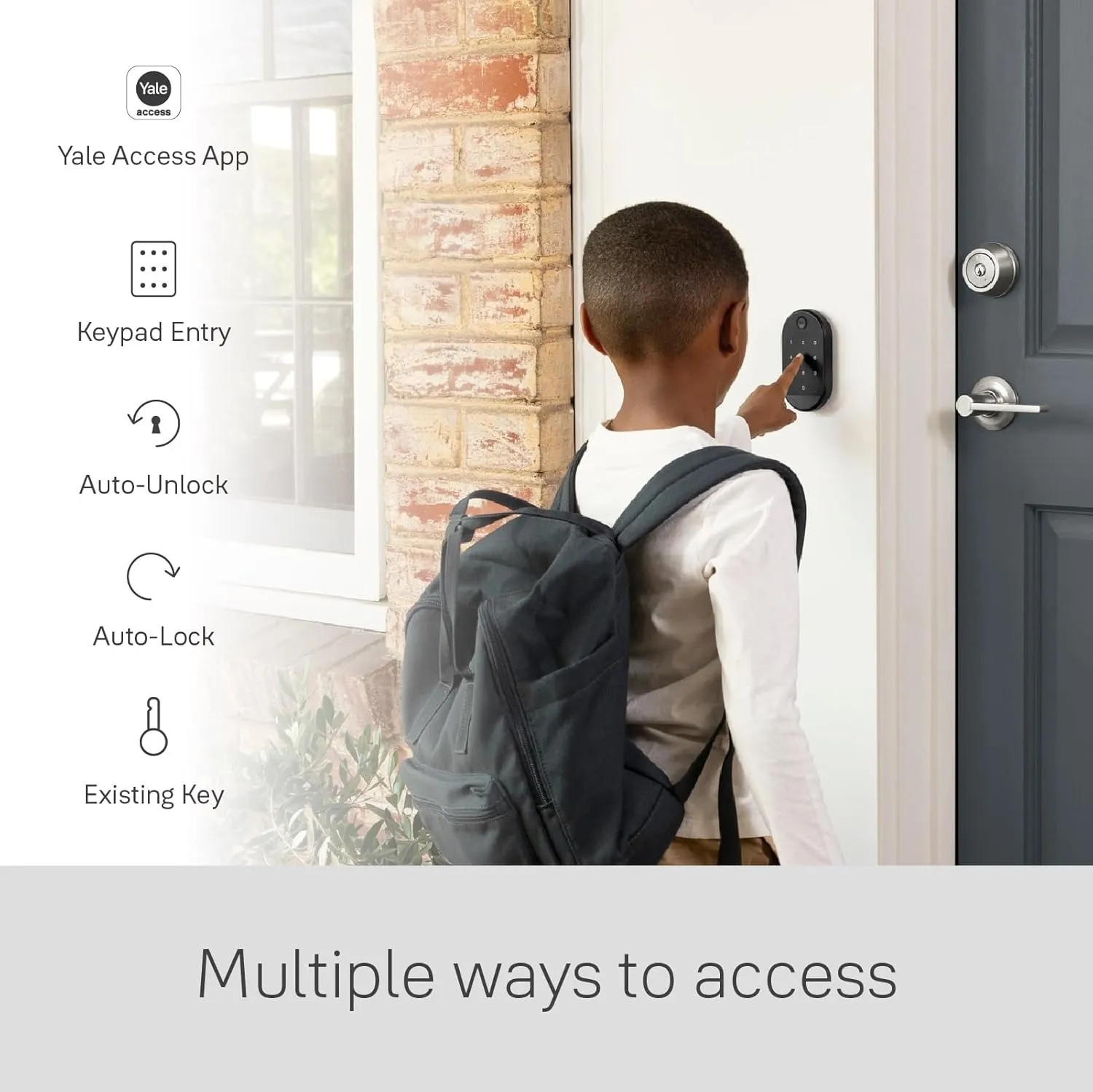 Yale|August Wi-Fi Smart Lock with Keypad, Black