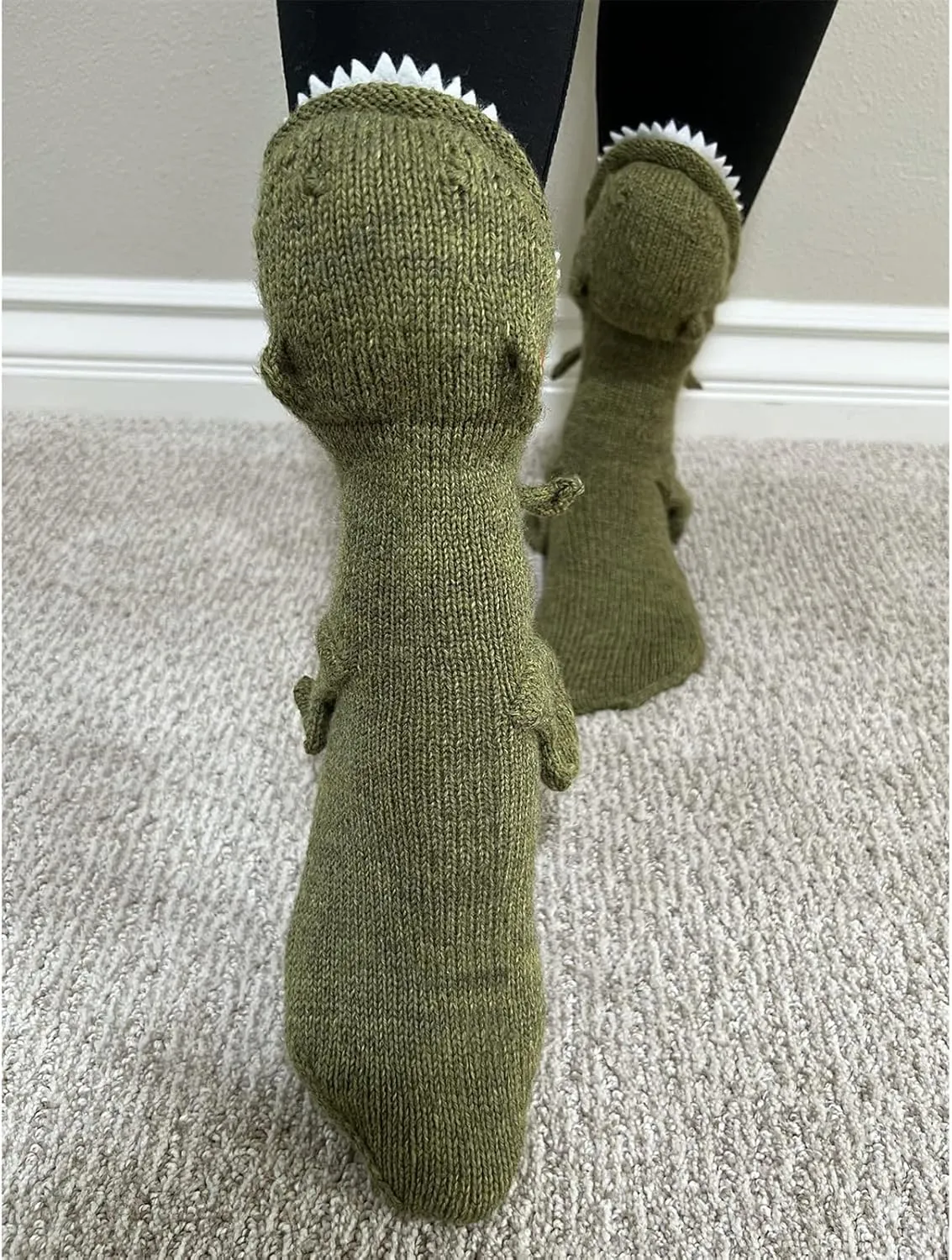 Yuemengxuan Knitted Crocodile Socks 3D Animal Socks Novelty Knitting Shark Fish Socks Fun Christmas Gift to Kids Adults