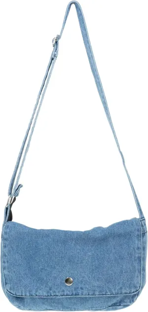 YunZh Denim Hobo Bag, Casual Style Lightweight Classic Retro Travel Shopper Purse Shoulder Handbag Messenger Bag