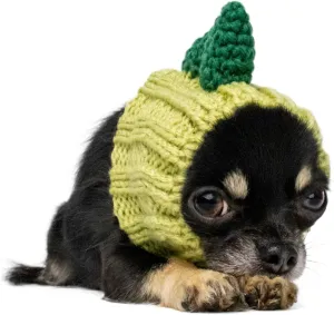 Zoo Snoods Dinosaur Costume - Warm Knit Dog Snood Wrap for Pets, Neck Ear Cover Protection, Halloween Winter (Small)